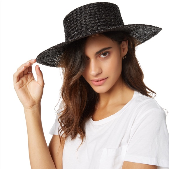 Lack Of Color Sunnydip Black Beach Hat 